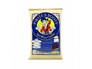 Pirate's Booty Puffs Aged White Cheddar 1 oz Bag 24/Carton 601049 Pirate's Booty Puffs Aged White Cheddar 1 oz Bag 24/Carton 601049