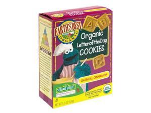 Earth's Best Organic Sesame Street Letter of the Day Cookies, Oatmeal Cinnamon, 5.3-Ounce Boxes (Pack of 6) Earth's Best Organic Sesame Street Letter of the Day Cookies, Oatmeal Cinnamon, 5.3-Ounce Boxes (Pack of 6)