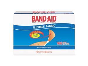 BAND-AID Flexible Fabric Adhesive Bandages 1" x 3" 100/Box 4444