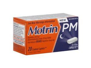 Motrin Pm Pain Reliever Caplets, 20ct Motrin Pm Pain Reliever Caplets, 20ct