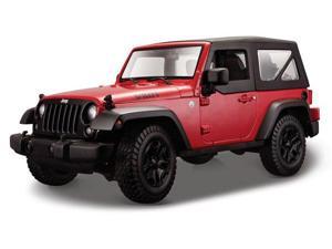 Maisto 1/18 2014 Jeep Wrangler 2014 Red Maisto 1/18 2014 Jeep Wrangler 2014 Red