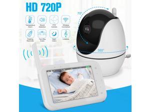 4.5" Video Baby Monitor Digital 2.4Ghz Wireless Camera with Temperature Sensor, 2-Way Talk, Night Vision and Lullaby