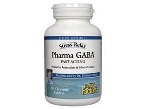 Stress-Relax Pharma GABA Chewable - Natural Factors - 60 - Chewable