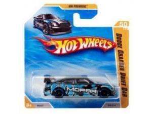 Hot Wheels #050 Dodge Charger Drift Car, Blue Mopar SHORT CARD 