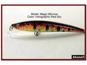 Akuna Magic Minnow 4.3" Topwater Fishing Lure Akuna Magic Minnow 4.3" Topwater Fishing Lure