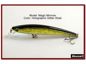 Akuna Magic Minnow 4.3" Topwater Fishing Lure Akuna Magic Minnow 4.3" Topwater Fishing Lure
