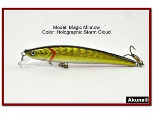 Akuna Magic Minnow 4.3" Topwater Fishing Lure Akuna Magic Minnow 4.3" Topwater Fishing Lure