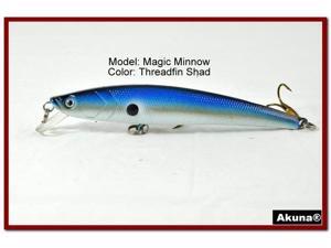 Akuna Magic Minnow 4.3" Topwater Fishing Lure Akuna Magic Minnow 4.3" Topwater Fishing Lure