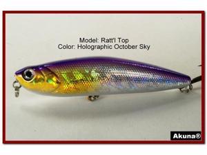 Akuna Ratt'l Top 4" Topwater Fishing Lure Akuna Ratt'l Top 4" Topwater Fishing Lure