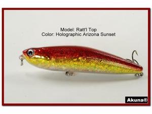 Akuna Ratt'l Top 4" Topwater Fishing Lure Akuna Ratt'l Top 4" Topwater Fishing Lure