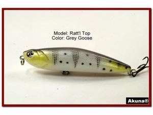 Akuna Ratt'l Top 4" Topwater Fishing Lure Akuna Ratt'l Top 4" Topwater Fishing Lure