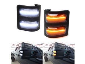 iJDMTOY (2) Smoked Lens Switchback LED Side Mirror Marker Lights For 2008-2016 Ford F-250 F-350 F-450 Super Duty (White: Parking Light, Amber: Turn Signal) iJDMTOY (2) Smoked Lens Switchback LED Side Mirror Marker Lights For 2008-2016 Ford F-250 F-350 F-450 Super Duty (White: Parking Light, Amber: Turn Signal)
