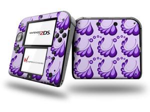 Petals Purple - Decal Style Vinyl Skin fits Nintendo 2DS - OEM