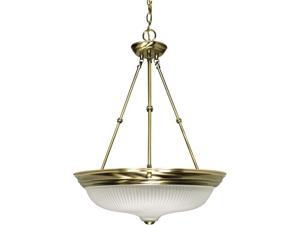 Nuvo 3 Light - 20 inch - Pendant - Frosted Swirl Glass Nuvo 3 Light - 20 inch - Pendant - Frosted Swirl Glass