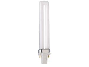 Satco S8309 9W Single Tube 2-Pin G23 Plug-In base 5000K fluorescent bulb