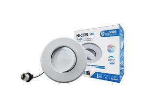 NICOR 6 in. LED Gimbal Downlight Retrofit Kit for 5 and 6 in. Housings, 2700K NICOR 6 in. LED Gimbal Downlight Retrofit Kit for 5 and 6 in. Housings, 2700K