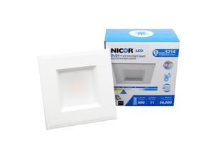 NICOR 4 in. Square LED Downlight Retrofit Kit in 2700K NICOR 4 in. Square LED Downlight Retrofit Kit in 2700K