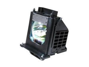 Aurabeam Economy Replacement Lamp with Housing for Mitsubishi 915P061010 TV Lamp. 
