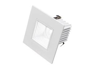 NICOR 2 in. Square LED Downlight 3000K Soft White 631lm with White Trim NICOR 2 in. Square LED Downlight 3000K Soft White 631lm with White Trim