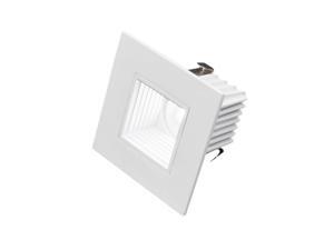 NICOR 2 in. Square LED Downlight 4000K Cool White 694Lm with White Trim NICOR 2 in. Square LED Downlight 4000K Cool White 694Lm with White Trim
