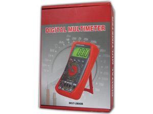 Genssi Professional Multimeter Volt Meter AC DC R C F Temp Tach Test Tool