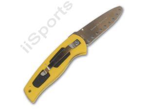 Safety Practice Fighting Folding Steel 4" Blade Knife Trainer Yellow taekwondo karate kali martial arts training liner lock Safety Practice Fighting Folding Steel 4" Blade Knife Trainer Yellow taekwondo karate kali martial arts training liner lock