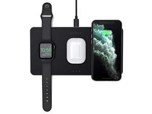 Satechi Trio Wireless Charging Pad - Qi-Certified - Compatible with iPhone 11 Pro Max/11 Pro/11, AirPods Pro, Apple Watch Series 5/4/3/2/1 Satechi Trio Wireless Charging Pad - Qi-Certified - Compatible with iPhone 11 Pro Max/11 Pro/11, AirPods Pro, Apple Watch Series 5/4/3/2/1