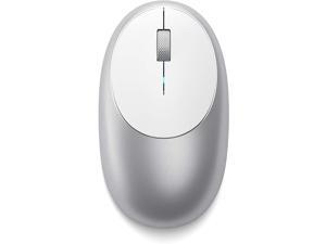 Satechi Aluminum M1 Bluetooth Wireless Mouse with Rechargeable Type-C Port - Compatible with Mac Mini, iMac Pro/iMac, MacBook Pro/Air, 2020/2018 iPad Pro, 2012 & Newer Mac Devices (Silver) Satechi Aluminum M1 Bluetooth Wireless Mouse with Rechargeable Type-C Port - Compatible with Mac Mini, iMac Pro/iMac, MacBook Pro/Air, 2020/2018 iPad Pro, 2012 & Newer Mac Devices (Silver)