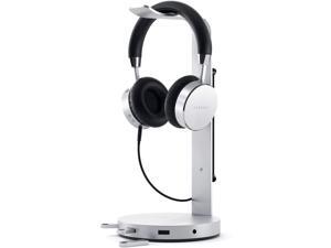 Satechi Aluminum USB Headphone Stand Holder with 3 USB 3.0 Ports & 3.5mm AUX Port - Universal Fit - Compatible with Satechi, Bose, Sony, Beats, JBL, Panasonic, AKG (V2, Silver) Satechi Aluminum USB Headphone Stand Holder with 3 USB 3.0 Ports & 3.5mm AUX Port - Universal Fit - Compatible with Satechi, Bose, Sony, Beats, JBL, Panasonic, AKG (V2, Silver)