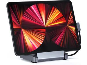Satechi Aluminum Stand & Hub – 6-in-1 USB-C Hub Foldable Stand – Compatible with 2021/2020/2018 iPad Pro & 2020 iPad Air Satechi Aluminum Stand & Hub – 6-in-1 USB-C Hub Foldable Stand – Compatible with 2021/2020/2018 iPad Pro & 2020 iPad Air