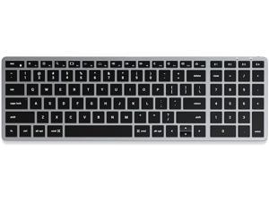 Satechi Slim X2 Bluetooth Backlit Keyboard with Numeric Keypad – Illuminated Keys & Multi-Device Sync – Compatible with 2021 iMac, 2020 MacBook Pro, 2021 iPad Pro, 2012 & Newer Mac Devices Satechi Slim X2 Bluetooth Backlit Keyboard with Numeric Keypad – Illuminated Keys & Multi-Device Sync – Compatible with 2021 iMac, 2020 MacBook Pro, 2021 iPad Pro, 2012 & Newer Mac Devices