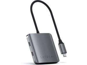 Satechi 4-Port USB-C Hub – Data Transfer 5 Gbps – Compatible with MacBook Pro 2020, 2020 MacBook Air M1, 2021 iPad Pro M1 Satechi 4-Port USB-C Hub – Data Transfer 5 Gbps – Compatible with MacBook Pro 2020, 2020 MacBook Air M1, 2021 iPad Pro M1