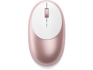 Satechi Aluminum M1 Bluetooth Wireless Mouse with Rechargeable Type-C Port - Compatible with Mac Mini, iMac Pro/iMac, MacBook Pro/Air, 2020/2018 iPad Pro, 2012 & Newer Mac Devices (Rose Gold) Satechi Aluminum M1 Bluetooth Wireless Mouse with Rechargeable Type-C Port - Compatible with Mac Mini, iMac Pro/iMac, MacBook Pro/Air, 2020/2018 iPad Pro, 2012 & Newer Mac Devices (Rose Gold)