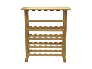 Beech 24 Bottle Wine Rack with Glass Rack Beech 24 Bottle Wine Rack with Glass Rack