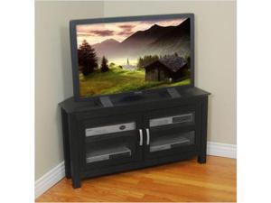 44 in. Castillo Wood TV Console - Black by Walker Edison