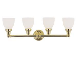 Livex Lighting Classic Bath Light in Polished Brass - 1024-02 Livex Lighting Classic Bath Light in Polished Brass - 1024-02