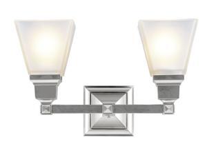 Livex Lighting Mission Bath Light in Brushed Nickel - 1032-91 Livex Lighting Mission Bath Light in Brushed Nickel - 1032-91