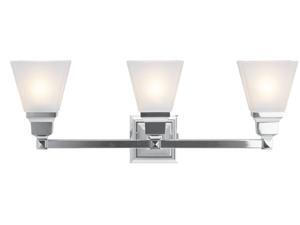 Livex Lighting Mission Bath Light in Chrome - 1033-05 Livex Lighting Mission Bath Light in Chrome - 1033-05