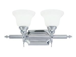 Livex Lighting French Regency Bath Light in Chrome - 1282-05 Livex Lighting French Regency Bath Light in Chrome - 1282-05