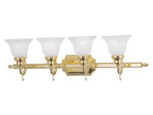 Livex Lighting French Regency Bath Light in Polished Brass - 1284-02 Livex Lighting French Regency Bath Light in Polished Brass - 1284-02