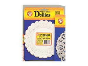 DOILIES 4 WHITE ROUND 100/PKG DOILIES 4 WHITE ROUND 100/PKG