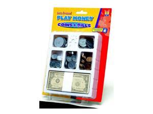 EDUCATIONAL INSIGHTS LETS PRETEND PLAY MONEY COINS &