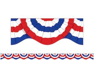 PATRIOTIC BUNTING SCALLOPED TRIMMER PATRIOTIC BUNTING SCALLOPED TRIMMER