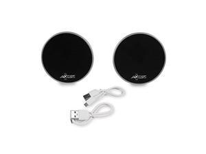 Axess Total Wireless Twin Bluetooth Cone Speakers (Black) SPBP4401-BK Axess Total Wireless Twin Bluetooth Cone Speakers (Black) SPBP4401-BK
