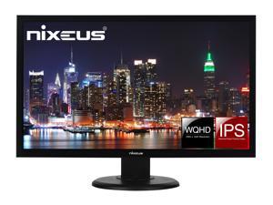 Nixeus Vue 27” IPS 2560 x 1440 60Hz Monitor with DisplayPort 1.2, HDMI, and USB Type-C input for ThunderBolt 3 Compatibility (NX-VUE27C)