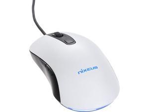 Nixeus REVEL REV-MW17 Gaming Mouse 12000 DPI Optical Gaming Sensor (Matte White)