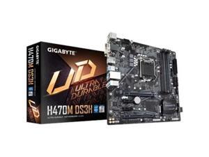 GIGABYTE H470M DS3H LGA 1200 Intel H470 Micro-ATX Motherboard with Dual M.2, SATA 6Gb/s, USB 3.2 Gen 1 GIGABYTE H470M DS3H LGA 1200 Intel H470 Micro-ATX Motherboard with Dual M.2, SATA 6Gb/s, USB 3.2 Gen 1