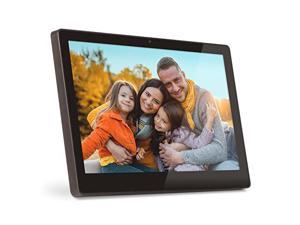 Aluratek 11.6" WiFi Digital Photo Frame with Live Video Chat, Touchscreen, 16GB Built-in Memory (AFT11F), Black