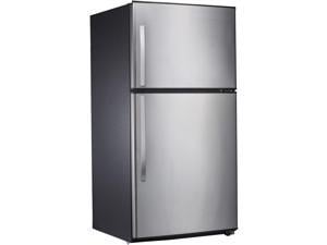 Midea 21 Cu Ft Top Mount Refrigerator Stainless Steel WHD-774FSSE1