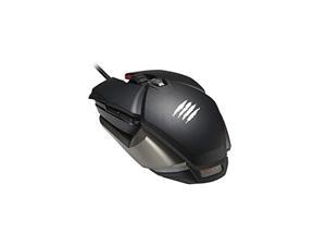 Mad Catz B.A.T. 6+ Performance Ambidextrous MB05DCINBL00 Black 10 Buttons 1 x Wheel Wired Optical Gaming Mouse